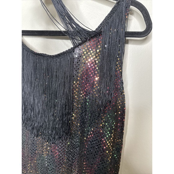 California Costume Collections Women’s Flapper multi Sequin Dress Size Medium - Picture 10 of 16